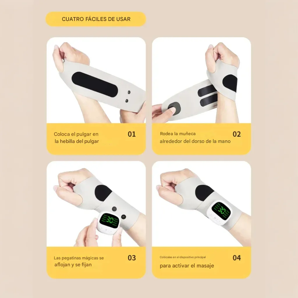 🔥 Masajeador de Muñeca Inteligente™ – Alivia el dolor y mejora la circulación. Envío GRATIS a todo Chile 💖