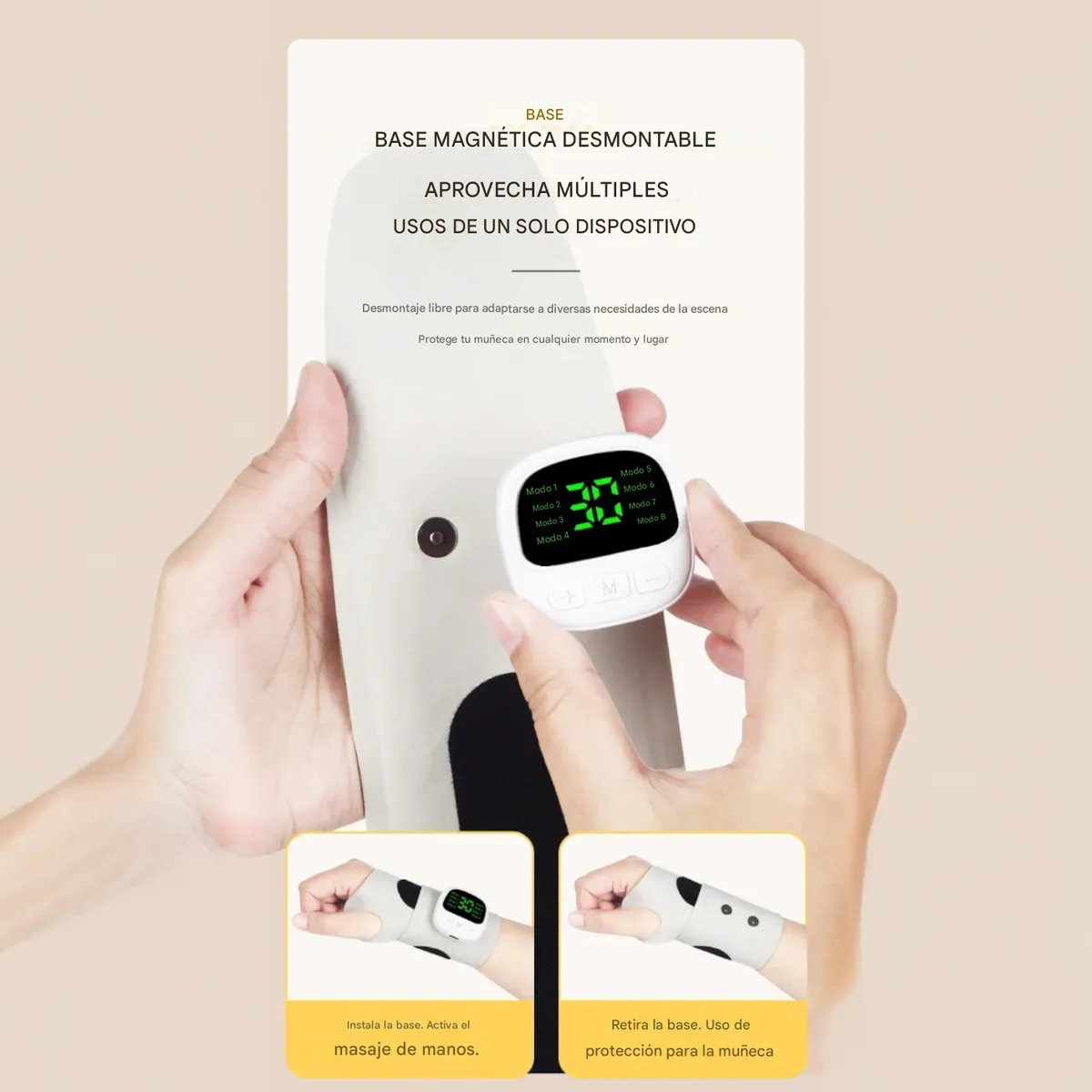🔥 Masajeador de Muñeca Inteligente™ – Alivia el dolor y mejora la circulación. Envío GRATIS a todo Chile 💖